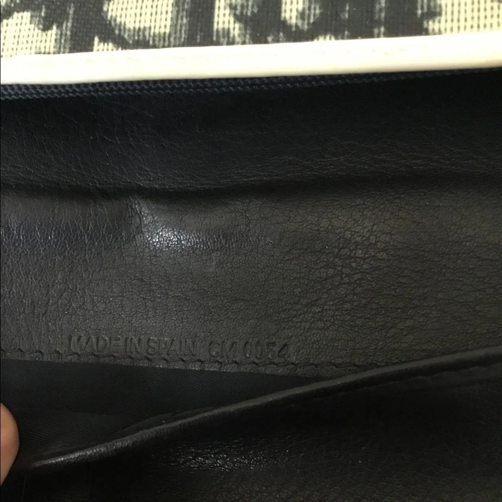 Authentic Vintage Christian Dior Trotter Continental PVC/Leather Wallet & Box